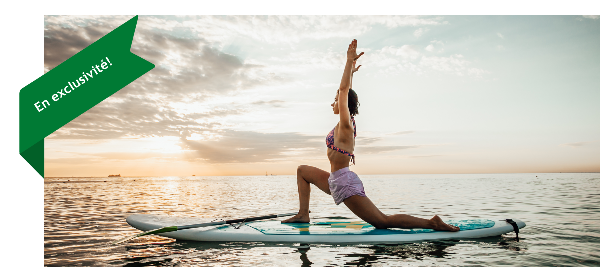 Tapis de yoga flottant | BMR Eugène Monette