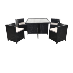 Ensemble table et fauteuils de jardin NERI