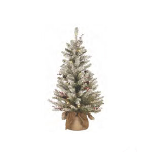 Sapin lumineux 4' 80 lumières blanches